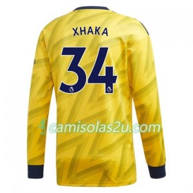Camisolas de Futebol Arsenal Granit Xhaka 34 Equipamento Alternativa 2019/20 Manga Comprida